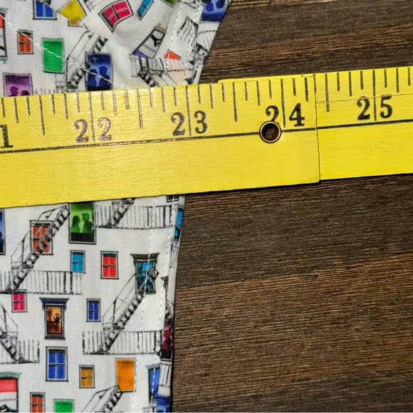 BUGATCHI Shaped Fit Men’s Dress Shirt All Over Print Windows & Ladders Size XL - Picture 8 of 9